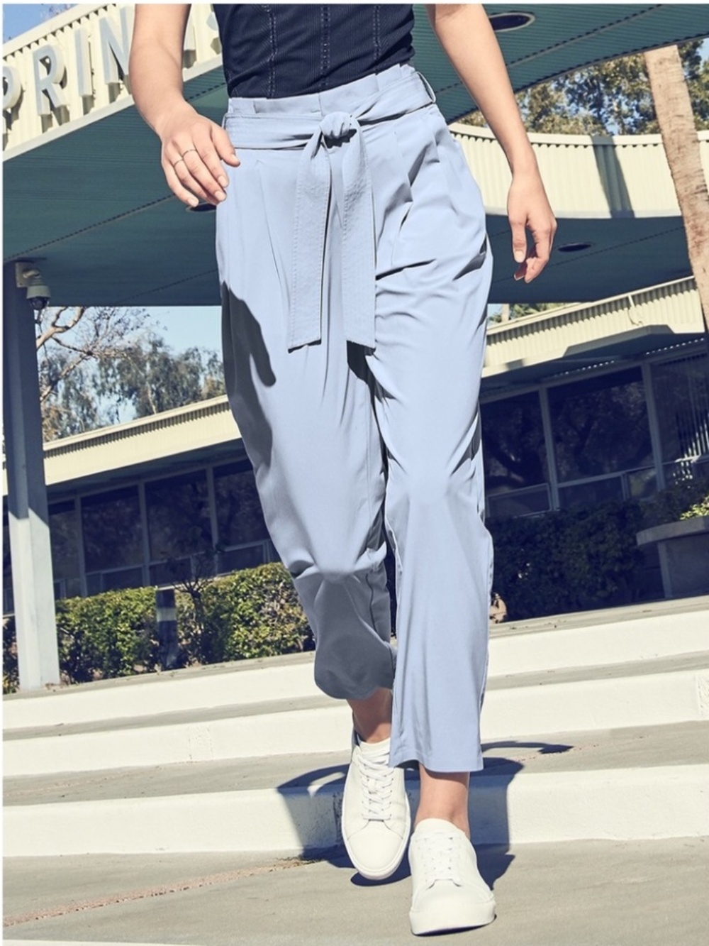 Athleta Skyline Pant II Belted Tie Waist